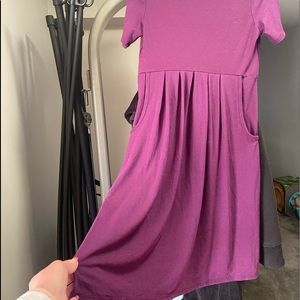 Plum casual dress